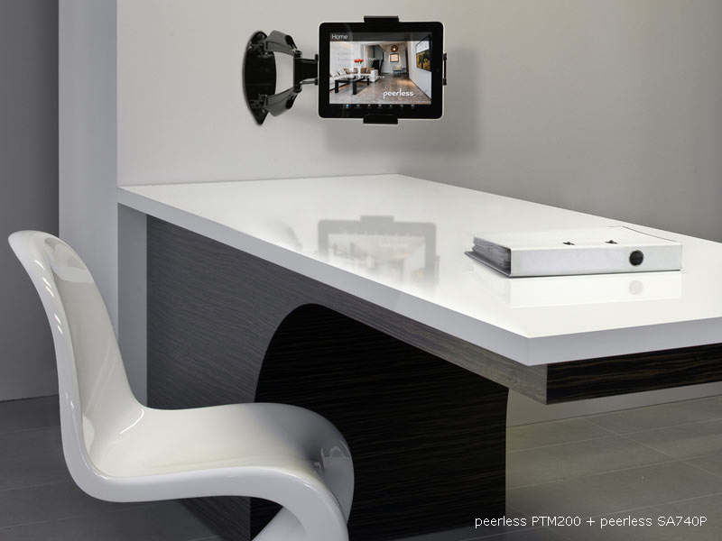 peerless PTM200 Universal Tablet Halterung, schwarz Anwendung