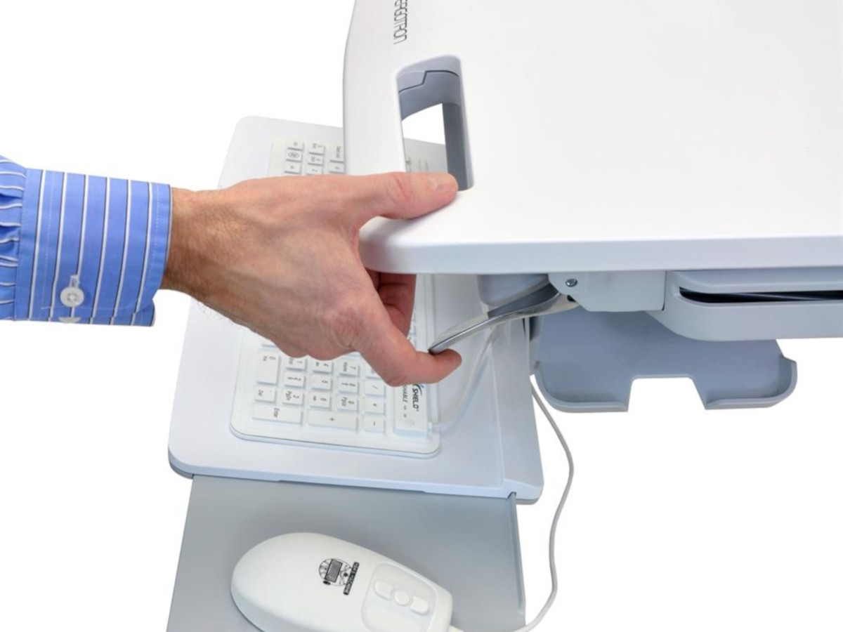 Ergotron StyleView EMR Laptopwagen mit Stromversorgung (SV42-6102-2) höhenverstallbar Ergotron StyleView EMR Laptopwagen mit Stromversorgung (SV42-6102-2) höhenverstallbar