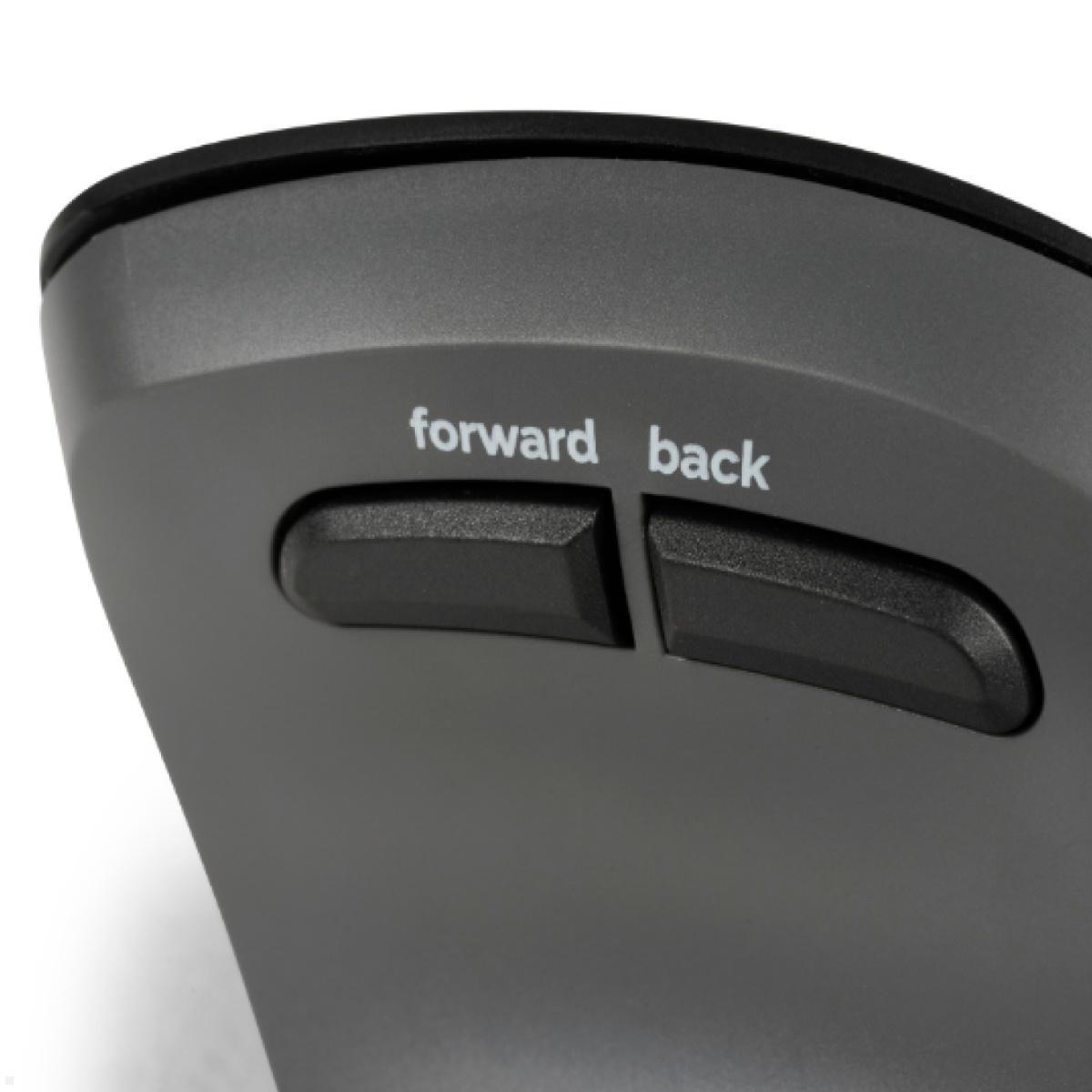 BakkerElkhuizen Ergonomische Maus PRF Pro 3-Mode Vertical Mouse Linkshänder (BNEPRFP3MVML), Detaiansicht Tasten