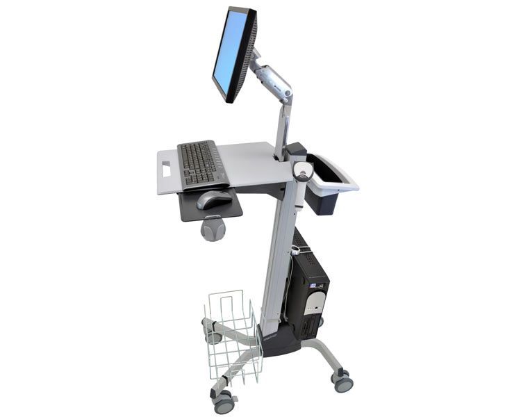 Ergotron Zubehör Drahtkorb-Kit für Neo-Flex Wagen (97-544), Anwendung
