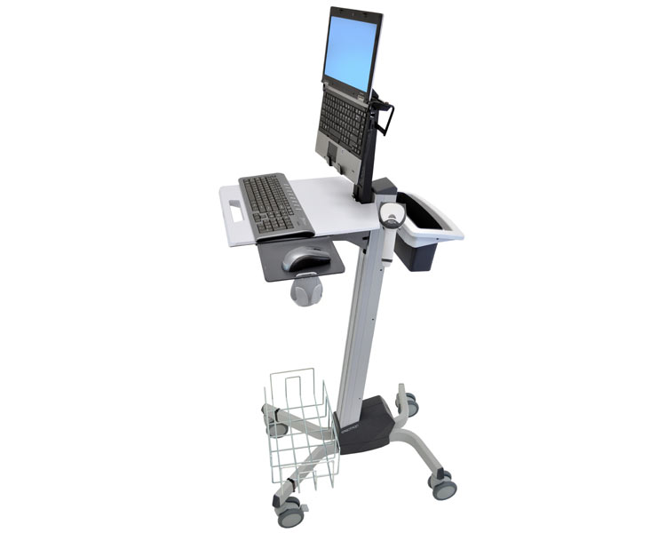 Ergotron Zubehör Handgriff- und Korb-Kit für Neo-Flex-Wagen (97-545)