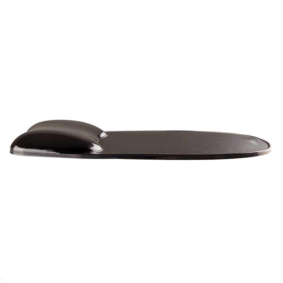 Fellowes Mauspad Crystals Gel mit Handgelenkauflage, Seitenansicht, Querschnitt Fellowes Mauspad Crystals Gel mit Handgelenkauflage, Seitenansicht, Querschnitt