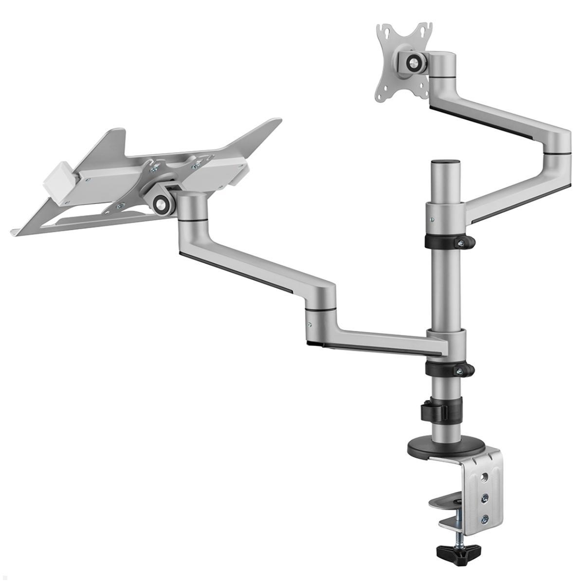 MonLines MTH011 Tisch Monitorhalterung für 2 Monitore