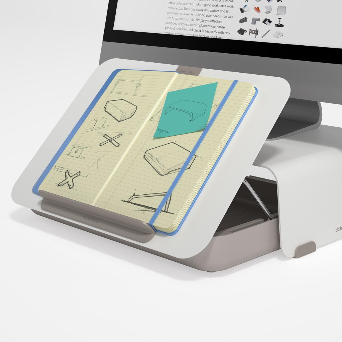 Dataflex Bento ergonomische Toolbox weiß (45.900), Anwendungsbeispiel