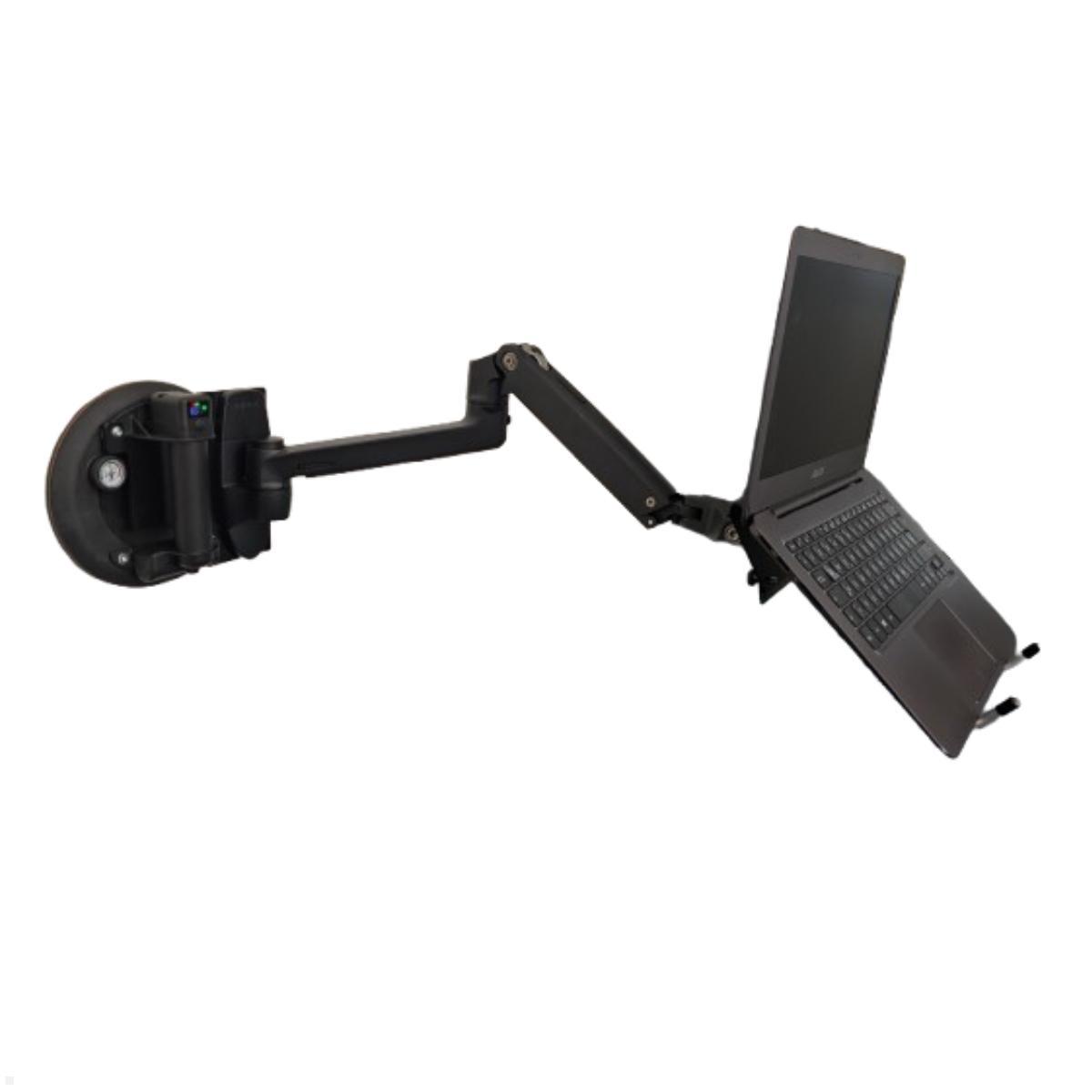 TecLines TNH004 Notebookhalterung mit Akku-Saugnapf, Halterung ausziehbar TecLines TNH004 Notebookhalterung mit Akku-Saugnapf, Halterung ausziehbar