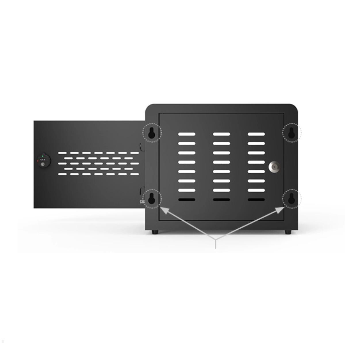 Compulocks Laptop / Tablet Ladeschrank abschließbar für 16x 15,6 Zoll Geräte, Rückseite anschraubbar
