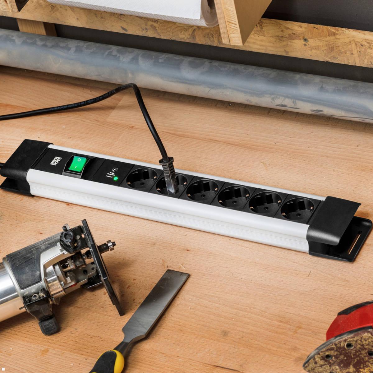 Bachmann CONNECTUS 12x Steckdose, 1x Schalter, 2m Zuleitung (BM005901), Anwendungsbeispiel