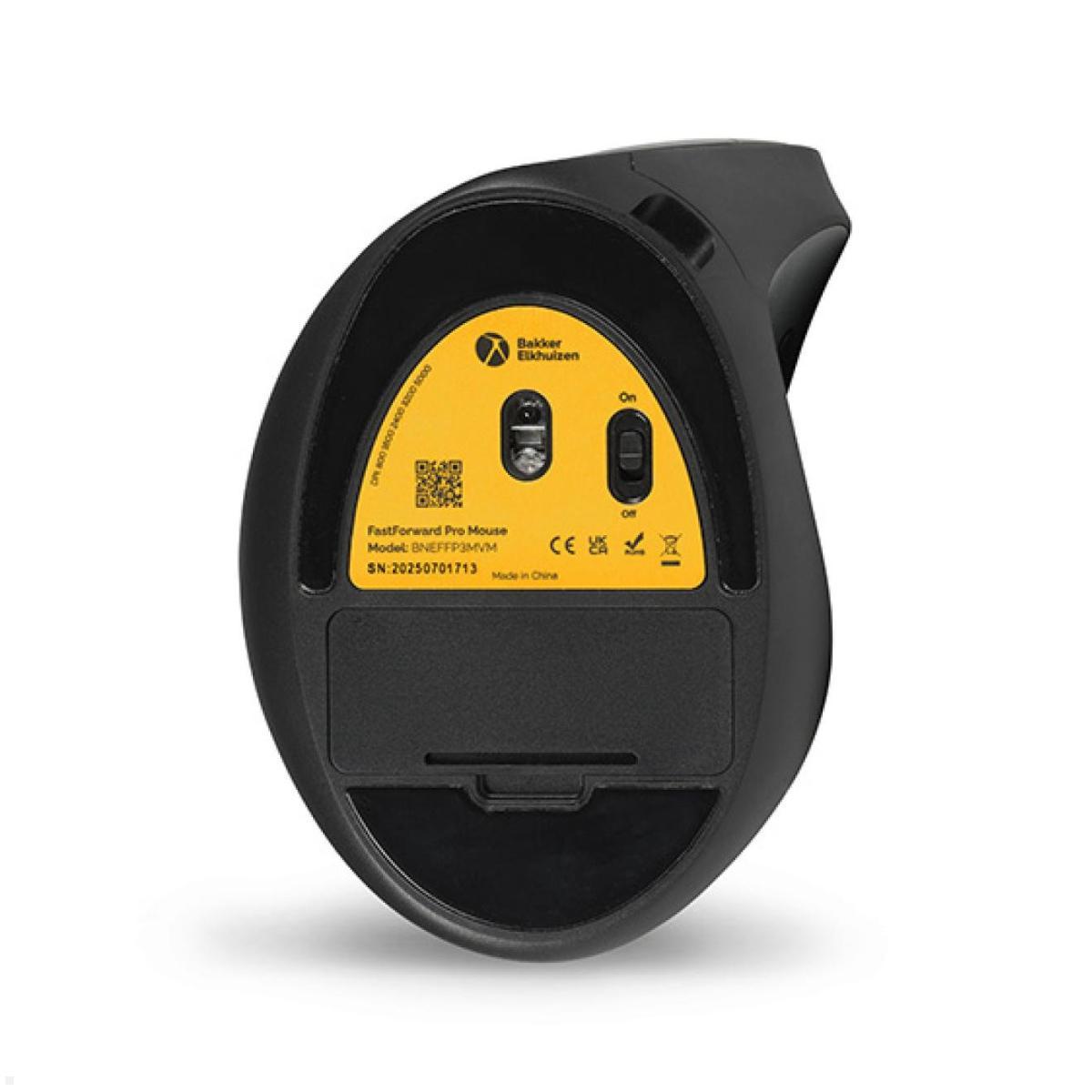 BakkerElkhuizen Ergonomische Maus FastForward Pro 3-Mode Vertical Mouse (BNEFFP3MVM), Unterseite