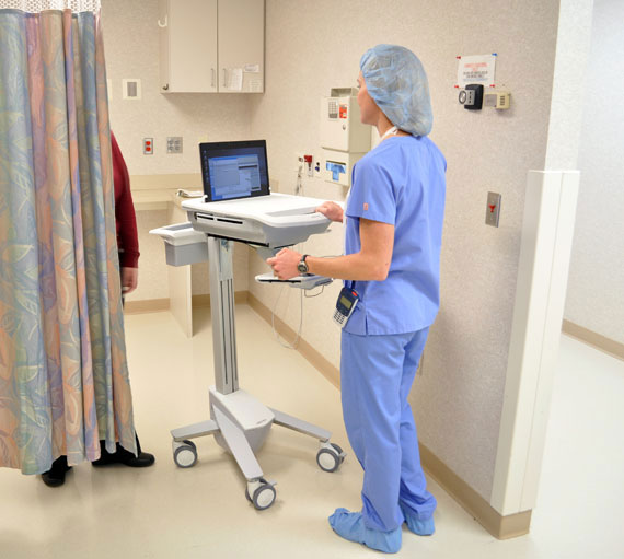 Ergotron StyleView EMR-Laptopwagen