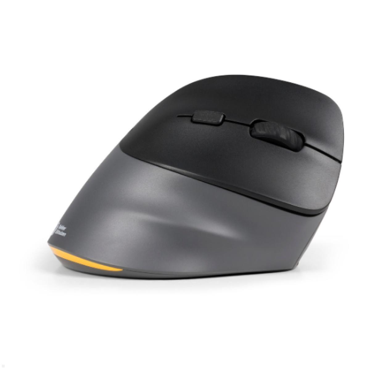 BakkerElkhuizen Ergonomische Maus PRF Pro 3-Mode Vertical Mouse Rechtshänder (BNEPRFP3MVMR), Seitanansicht Scrollrad